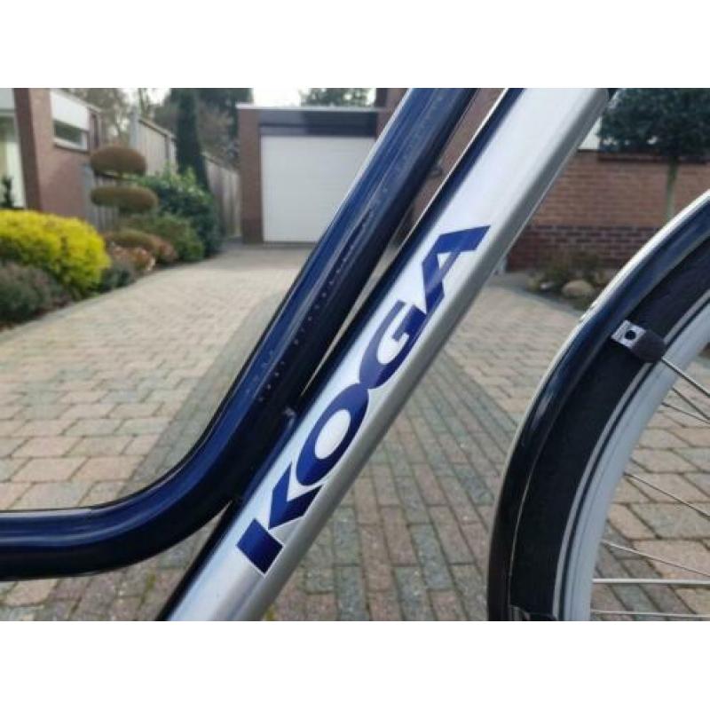 Koga silverace dames 53cm 8 versnellingen blauw lichtgewicht