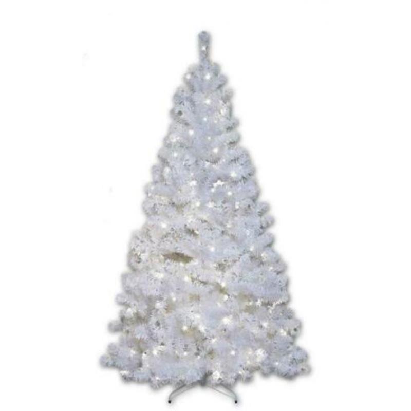Grote Brandvertragende Witte Kerstboom Cluster-Verlichting !