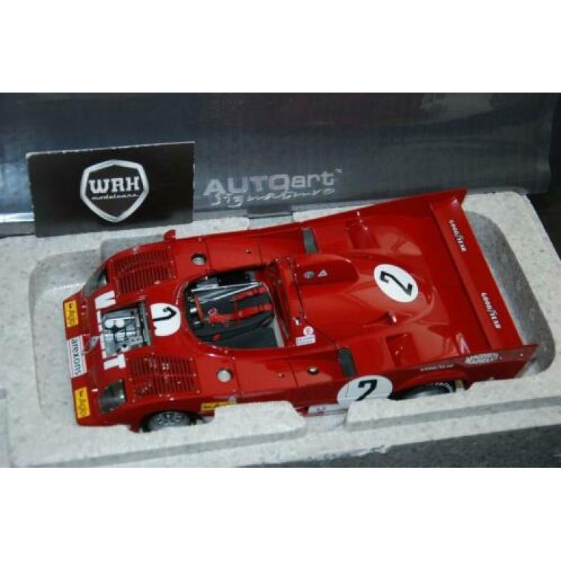 1:18 ALFA ROMEO 33 TT12 MONZA #2 Autoart signature WRH