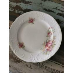 Sale Borden oude ontbijt Saint amand 8x, Arabia 9x, Wedgwood