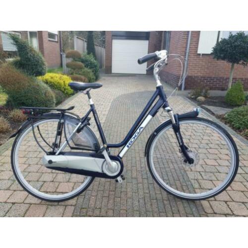 Koga silverace dames 53cm 8 versnellingen blauw lichtgewicht
