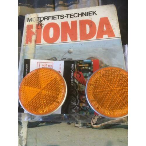 Zeldzaam: set NOS zijreflectoren Honda