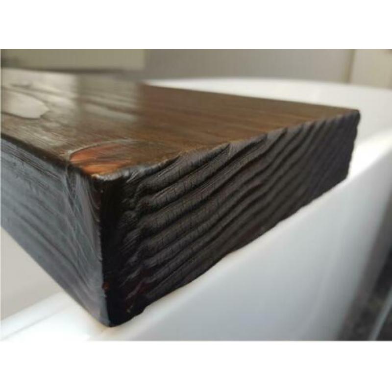 Chique Badplank Goudbruin 75x20x5 cm Hout Gratis Verzending