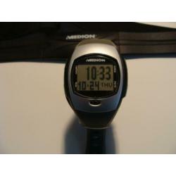 Fietscomputer met snelheid en cadans
