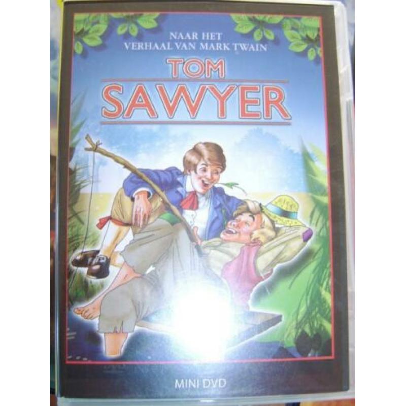 mini dvd.s robin hood /tom sawyer/ peter pan /black beauty