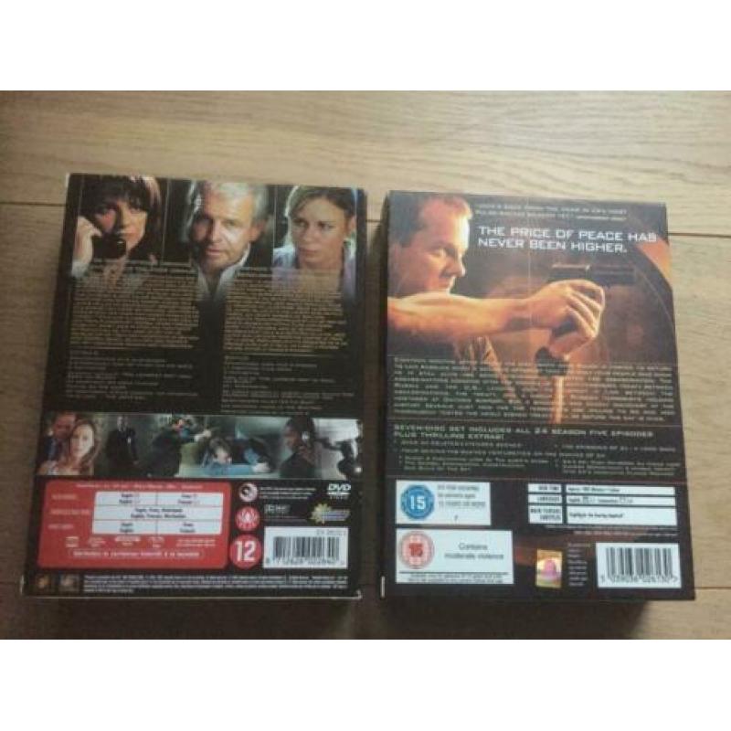 24, seasons four and five (2 dvd boxes)