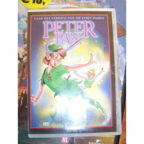 mini dvd.s robin hood /tom sawyer/ peter pan /black beauty