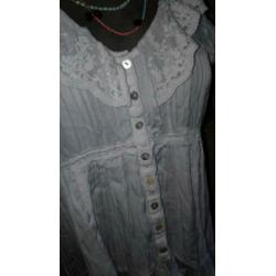 Ti Mo TIMO wit tuniek blouse kant..mt m