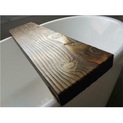 Chique Badplank Goudbruin 75x20x5 cm Hout Gratis Verzending