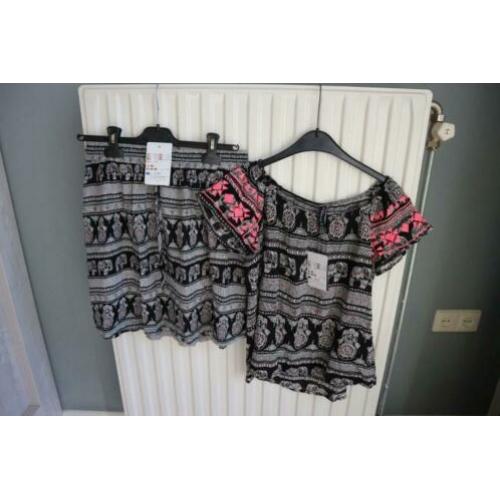 Set rok shirt Takko maat 36 NIEUW