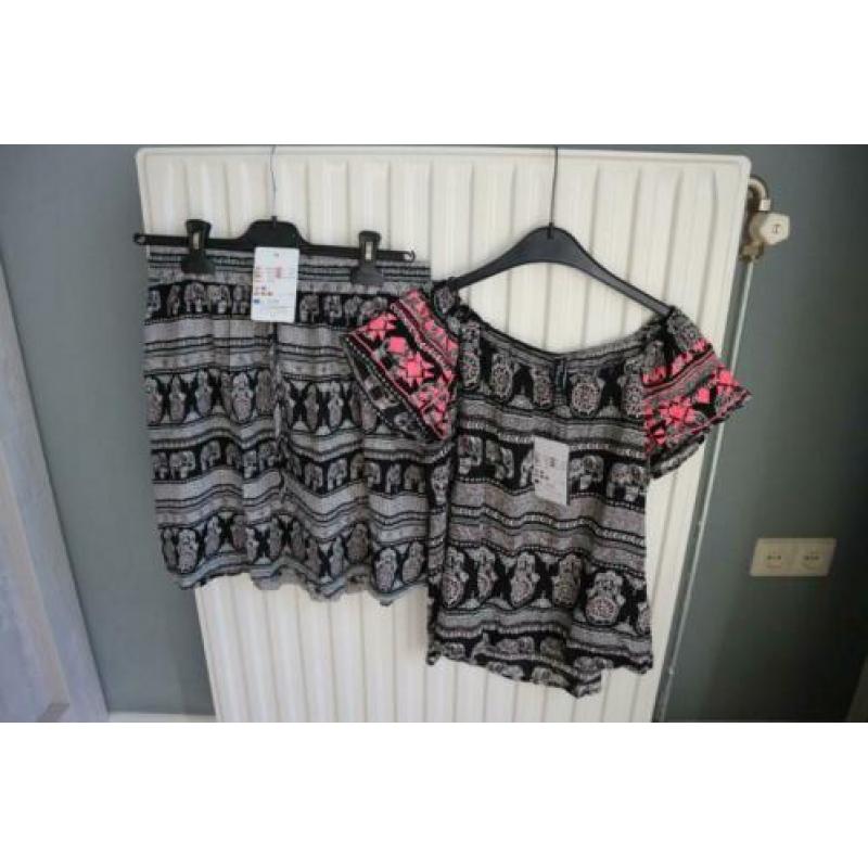 Set rok shirt Takko maat 36 NIEUW