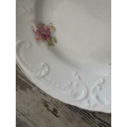 Sale Borden oude ontbijt Saint amand 8x, Arabia 9x, Wedgwood