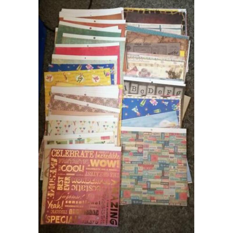 250 scrapvellen (30x30 cm)