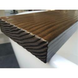 Chique Badplank Goudbruin 75x20x5 cm Hout Gratis Verzending
