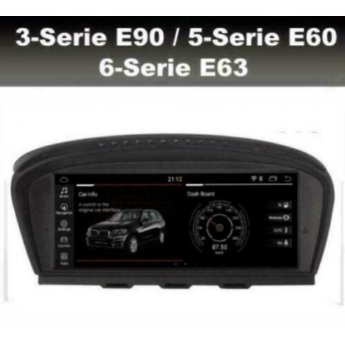 BMW E63 E64 6-serie android 9.0 wifi navigatie dab+ carplay