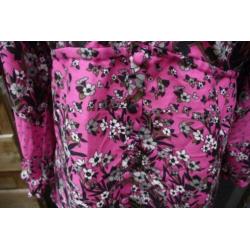 tuniek fuschia grijs vero L OPRUIMING