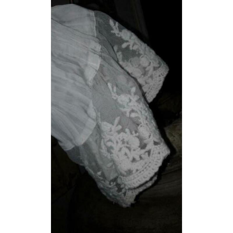Ti Mo TIMO wit tuniek blouse kant..mt m