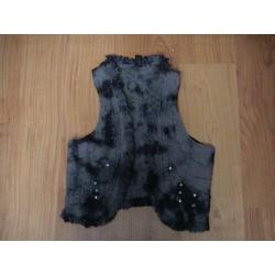 Jill / Jilly / Shoeby mooi ZGAN zwart / grijs hesje / gilet