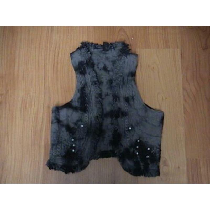 Jill / Jilly / Shoeby mooi ZGAN zwart / grijs hesje / gilet