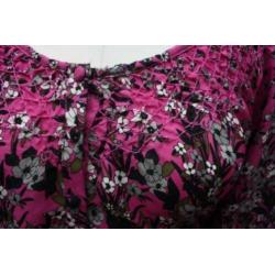 tuniek fuschia grijs vero L OPRUIMING
