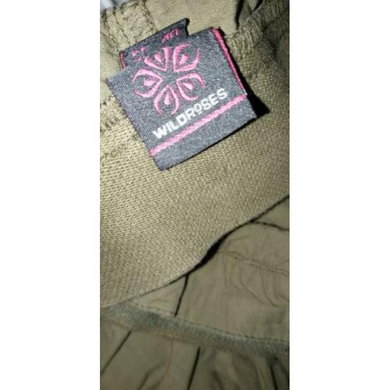 ?Super gave outdoor sportieve broek van wildroses maat 42.