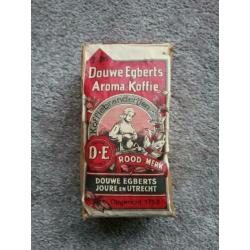 Oude verpakkingen koffie thee Douwe Egberts Albert Heijn