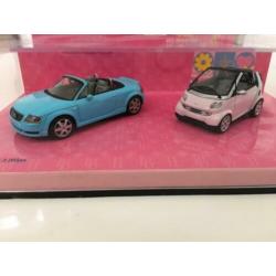 Legally Blonde 2 set / Audi TT/Smart 1/43 Minichamps