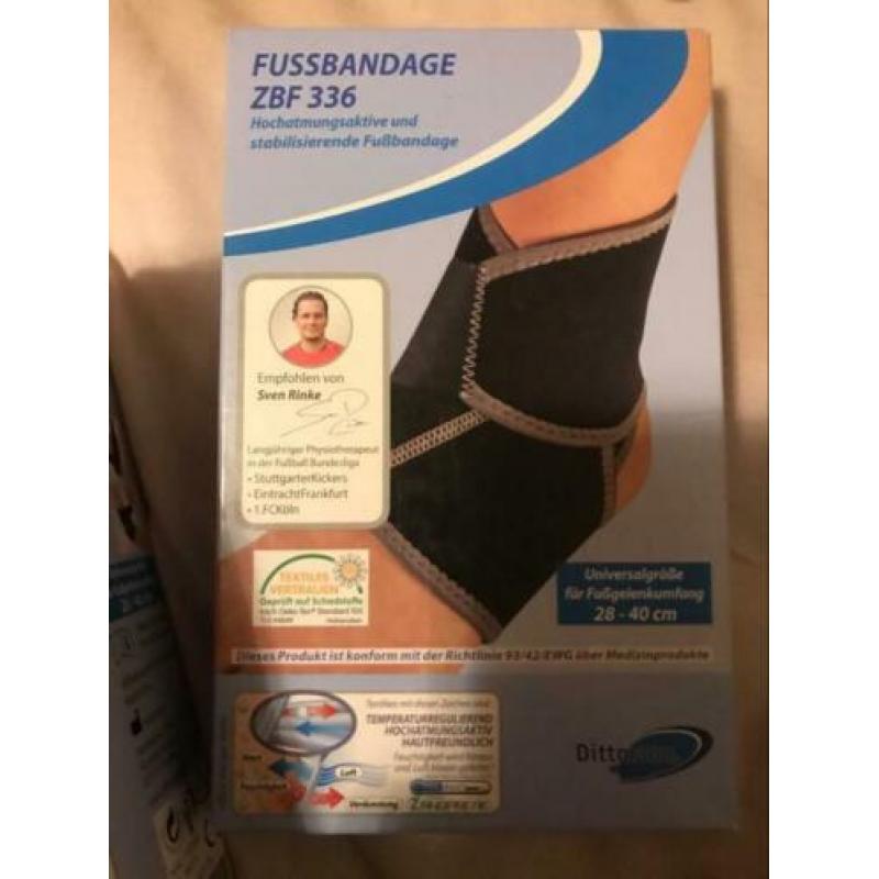 2X Voetbandage ZBF 336 van Dittmann. Health nieuw&ongedragen