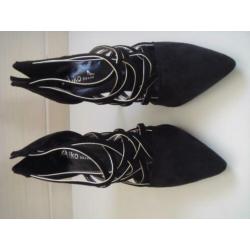 Nieuw Suede Pumps zwart dames schoenen maat 38