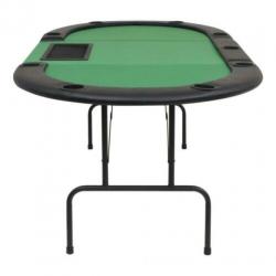 Pokertafel 9 spelers 3-voudig inklapbaar GRATIS VERZENDING!