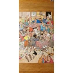Jan van Haasteren puzzel 500 De schaakclub