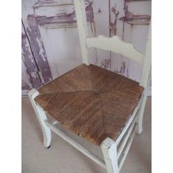 Oud brocante bidstoeltje