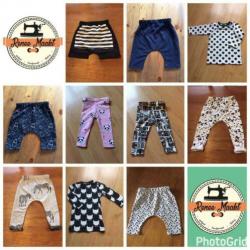 SALE harem broek / legging maan ster 50 56 62 68 74 80 86 92