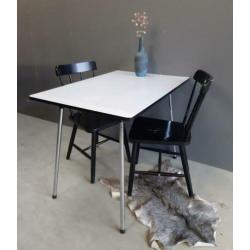 Retro, vintage, formica keukentafel, formica tafel