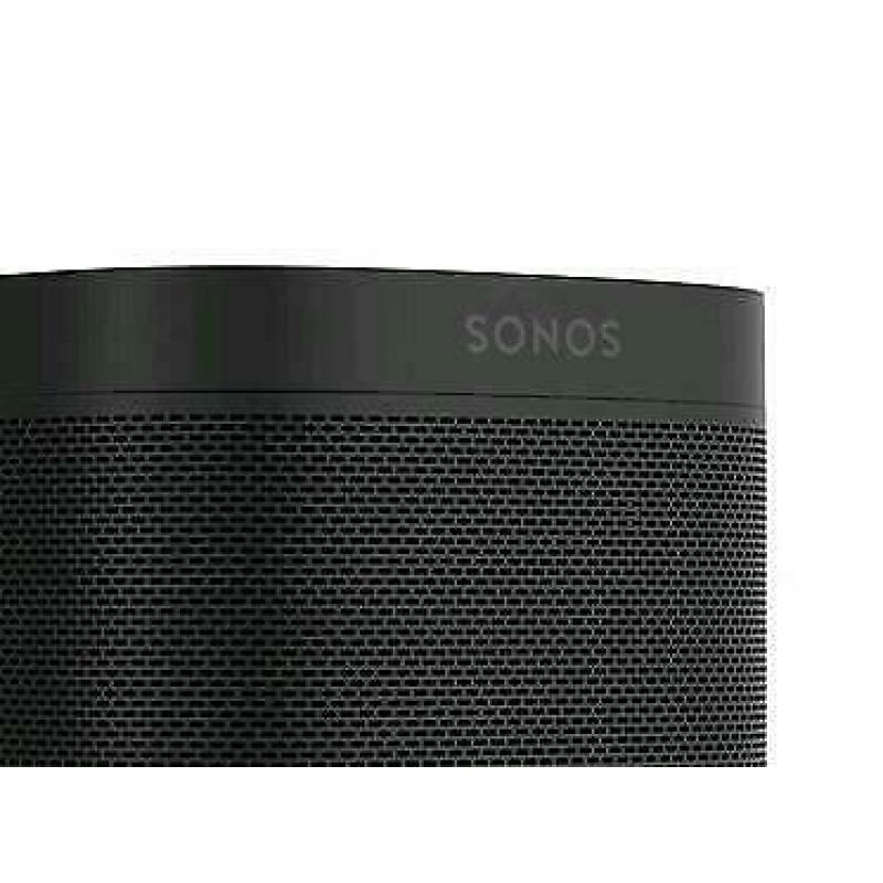 2 x Sonos One zwart nieuw geseald + garantie prijs =per stuk