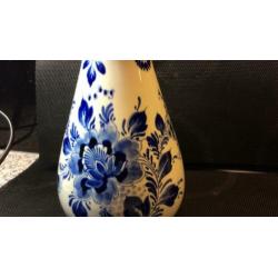 Antieke delfsblauw vaas Royal handpainted in Holland