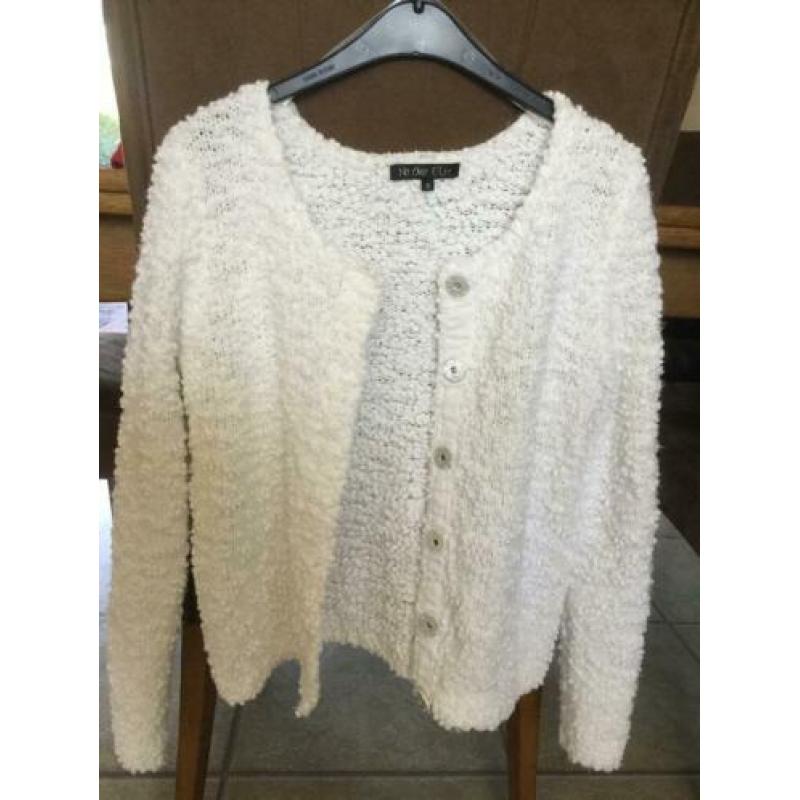 Wit vest maat S