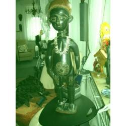 Uniek fetisch beeld ASHANTI STAM GHANA 102 cm