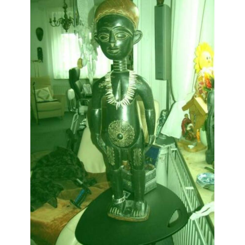 Uniek fetisch beeld ASHANTI STAM GHANA 102 cm