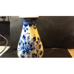 Antieke delfsblauw vaas Royal handpainted in Holland