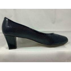 Bekoorlijke blauwe jacobelli peeptoe pumps, mt 6,5 = mt 40