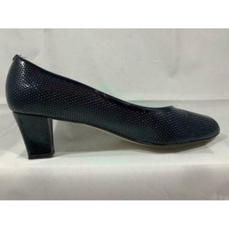 Bekoorlijke blauwe jacobelli peeptoe pumps, mt 6,5 = mt 40