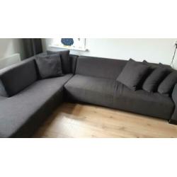 Hoekbank antraciet