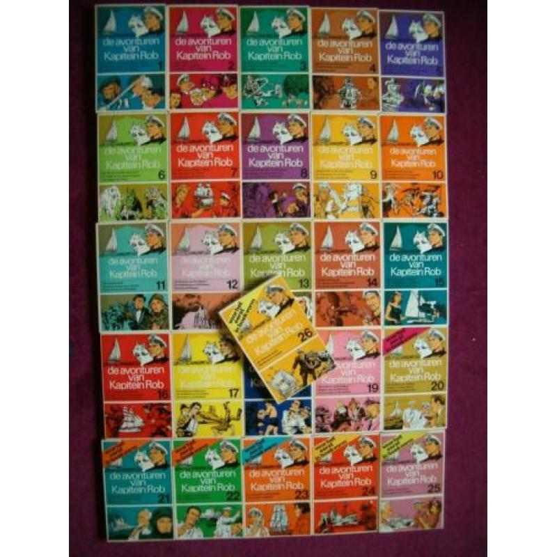 Kapitein rob complete 26 delige scarabee serie
