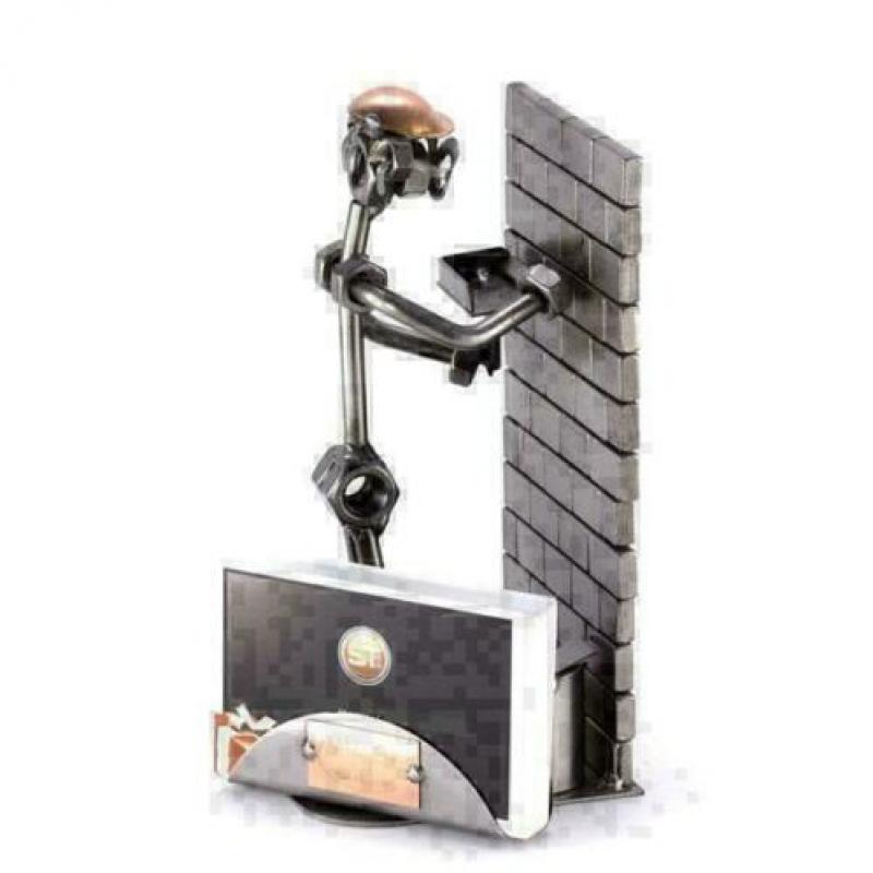 Voeger - voegen, metselen, cement, baksteen, beeldje, bouw