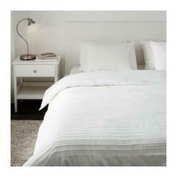 Ikea Alvine Stra dekbedovertrek dekbedset 200x200 wit