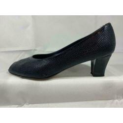 Bekoorlijke blauwe jacobelli peeptoe pumps, mt 6,5 = mt 40