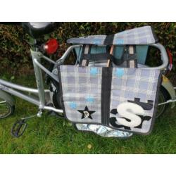 Batavus oma meisjes fiets 24 inch met zijtassen