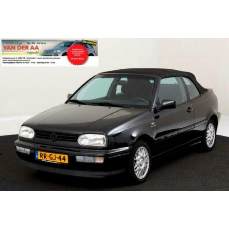 Volkswagen GOLF 1.8 I Cabriolet Linnen-kap Youngtimer!Nieuwe