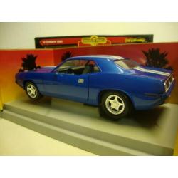Plymouth Barracuda Cuda blauw 1970 ERTL 1:18 KRD